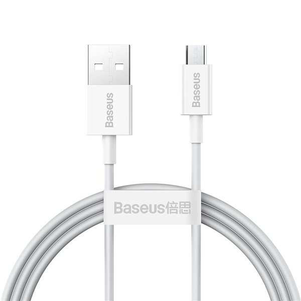 Baseus cable Superior USB - microUSB 1,0 m 2,0A white