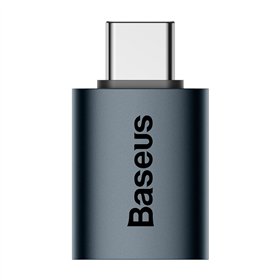 Baseus Ingenuity USB-C - USB-A 3.1 -sovitin, sininen, OTG