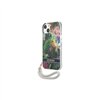 Guess case for iPhone 13 6,1&quot GUHCP13MHFLSB hard case blue Flower Cord