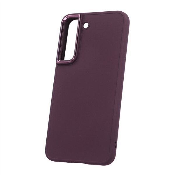 Satin case for Samsung Galaxy S22 burgundy