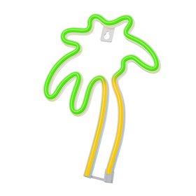 Neon LED-valo PALM vihreä oranssi NNE04 Neolia