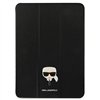 Karl Lagerfeld case for iPad 12,9&quot Pro 2021 KLFC12OKHK Book Cover black Saffiano Karl Head