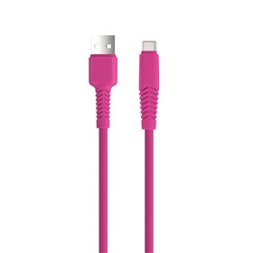 Setty cable USB - USB-C 1,5 m 2A KSA-C-1.526 pink