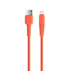 Кабель Setty USB - Lightning 1,5 м 2,1A KSA-L-1.5210 оранжевый