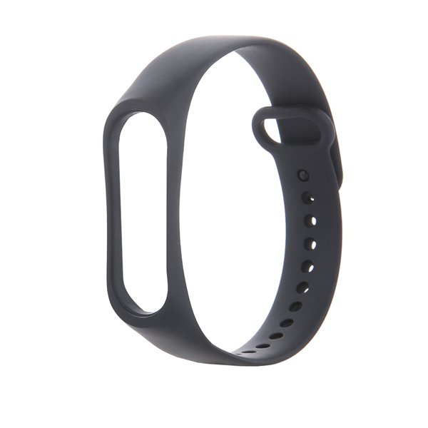 Silikona siksniņa Xiaomi Mi Band 3 / 4, melna