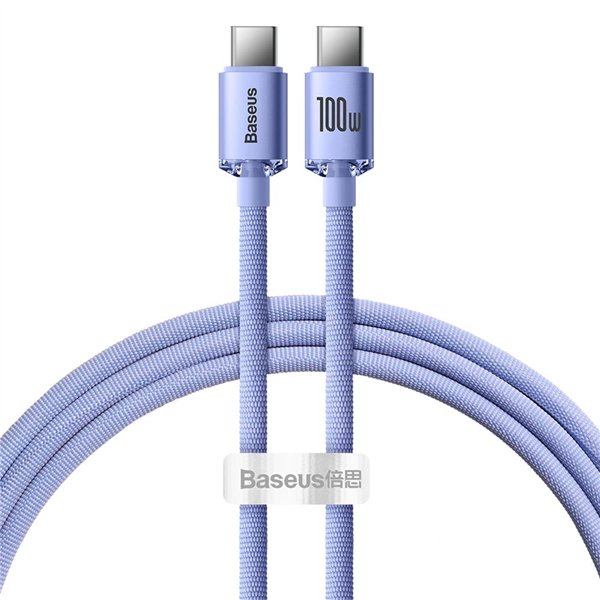 USB-C - USB-C kabelis Baseus CAJY000605 Violetinė