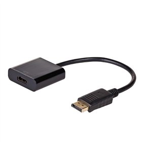 Адаптер Akyga, совместимый с AK-AD-11 DisplayPort (m) / HDMI (f) 15 см