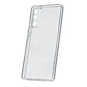 Skaidrus blizgus dėklas, skirtas „Samsung Galaxy S20 FE / S20 Lite / S20 FE 5G“.