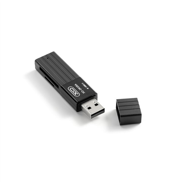 Кардридер XO 2 в 1 DK05A USB 2.0 черный