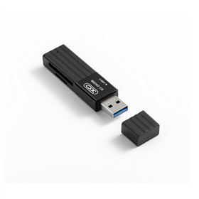 XO-kortinlukija 2-in-1 DK05B USB 3.0 musta