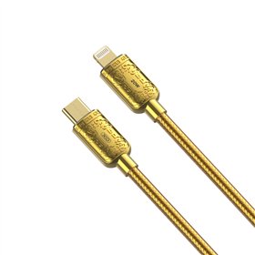 Кабель XO NB-Q217A PD USB-C - Lightning 1,0 м 20 Вт золотой