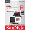 SanDisk Ultra Android microSDXC 64GB 140MB/s A1 Cl.10 UHS-I atminties kortelė + adapteris