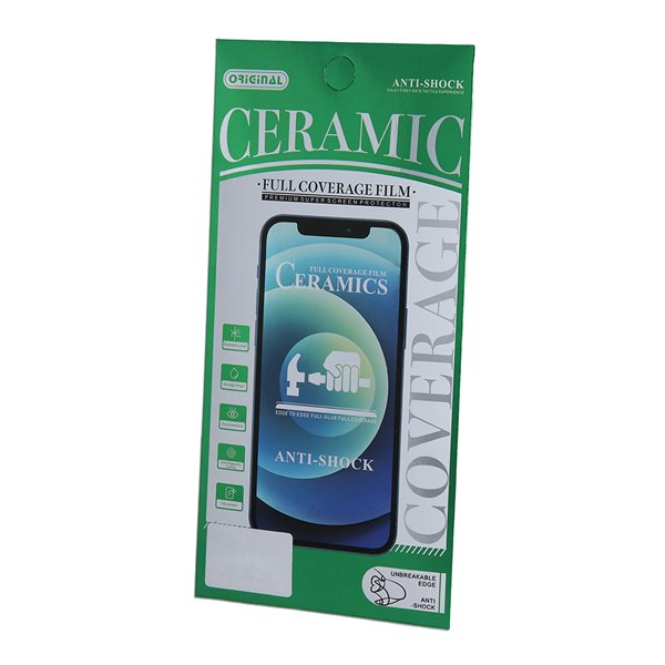 Закаленное стекло 9D Ceramic для iPhone 14 Pro Max 6,7''
