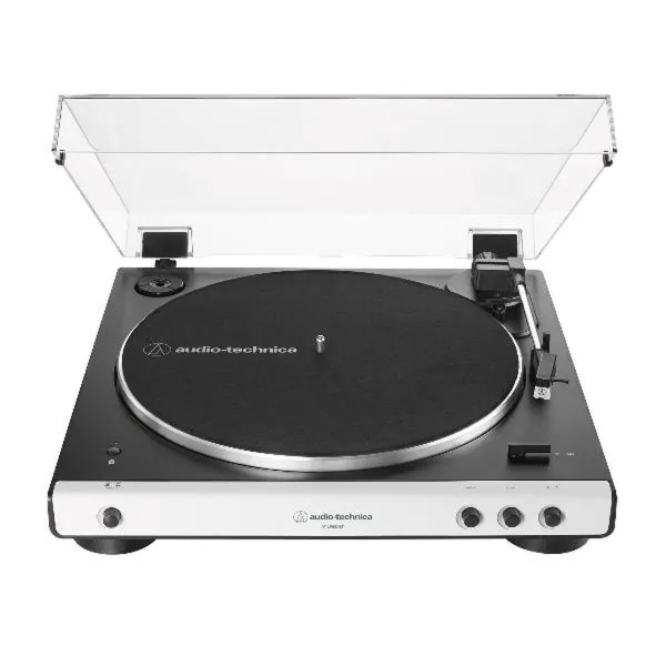 Levysoitin Audio-Technica Iberia AT-LP60XBTWH Valkoinen