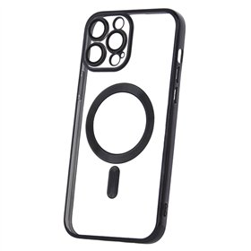 Color Chrome Mag -suojakuori iPhone 13 Pro Maxille 6,7 tuumalle, musta