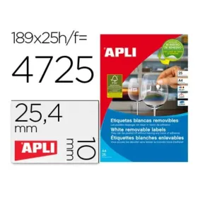 Kleepuvad sildid Apli 10198 Läbipaistev