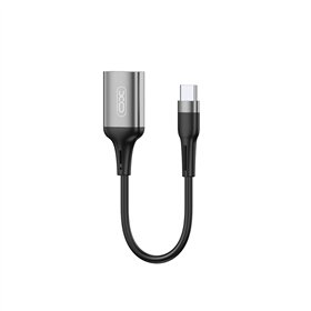 XO-sovitin OTG NB201 USB - USB-C musta