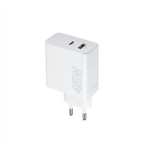 „Maxlife MXTC-07-45AC PD QC“ įkroviklis, 1x USB-C, 1x USB, 45W, baltas