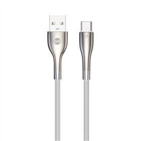 Forever Sleek -kaapeli USB - USB-C 1,0 m 3A valkoinen