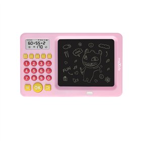 Maxlife kids writing board with calculator MXWB-01 pink