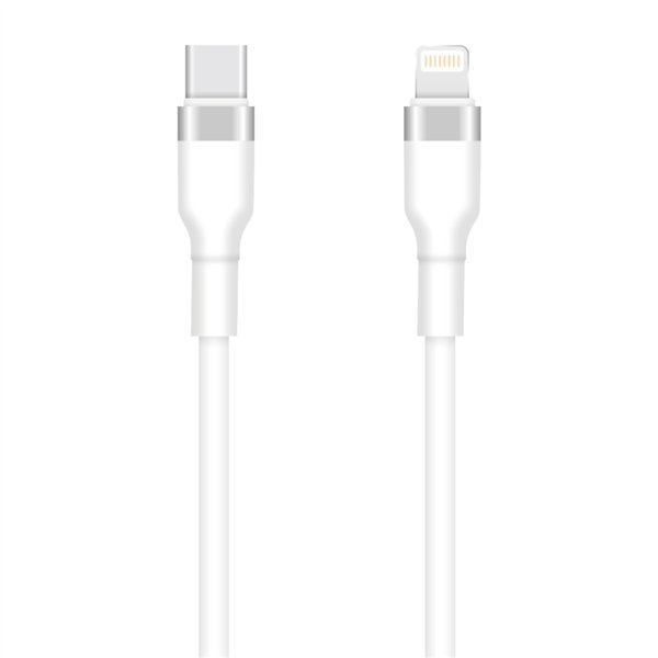 Setty USB-C - Lightning cable 1m 3A KSC-L-130 white