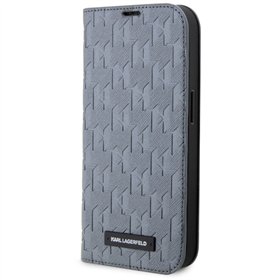 Karl Lagerfeld case for iPhone 14 6,1&quot KLBKP14SSAKLHPG silver BT Saffiano Mono