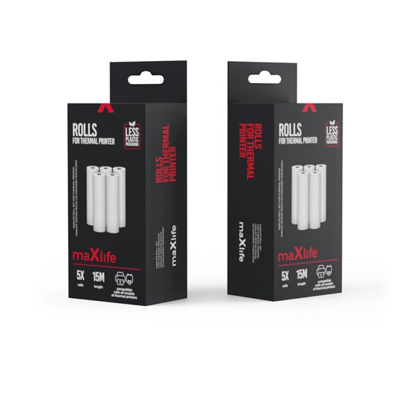 „Maxlife“ ritinėlių rinkinys terminiam spausdintuvui