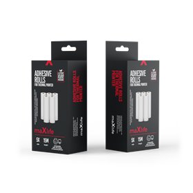 „Maxlife“ lipnių ritinėlių rinkinys terminiam spausdintuvui