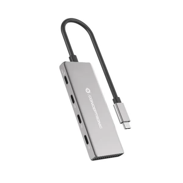 USB-jaotur Conceptronic 110519607101 Hõbedane