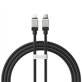 Baseus CoolPlay USB-C - Lightning-kaapeli 1m 20W musta