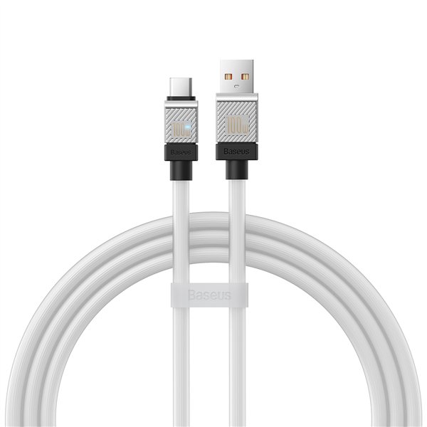 Baseus cable CoolPlay USB - USB-C 1m 100W white