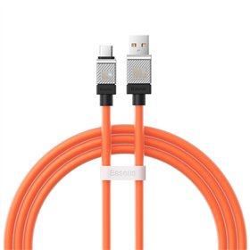 Baseus cable CoolPlay USB - USB-C 1m 100W orange