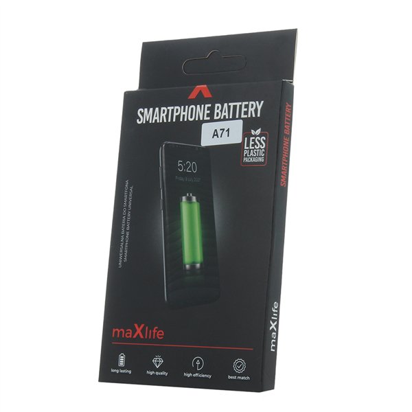„Maxlife“ baterija, skirta „Samsung Galaxy A71 A715“, EB-BA715ABY, 4500mAh.