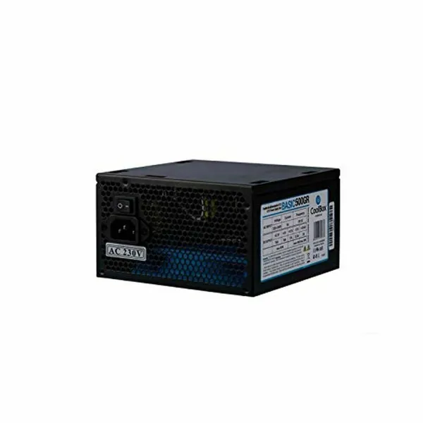 Power supply CoolBox COO-FA500B-BKB ATX 500 W RoHS CE