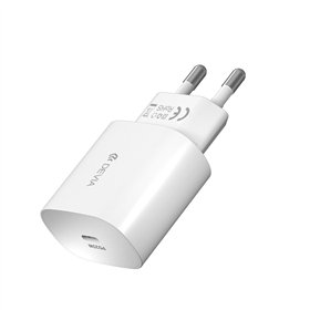 Devia wall charger Smart PD 25W 1x USB-C white + cable USB-C - USB-C