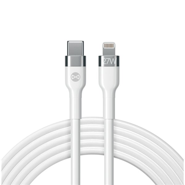 Forever Flexible MFi cable USB-C - Lightning 1,0 m 27W white