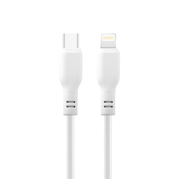 Maxlife MXUC-10 MFi-kaapeli USB-C - Lightning 1,0 m 27W valkoinen