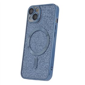 Glitter Chrome Mag case for iPhone 15 Plus 6,7&quot blue