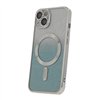 Чехол Glitter Chrome Mag для iPhone 15 Plus 6,7" с серебристым градиентом