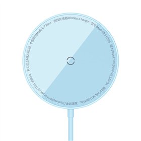 Беспроводное зарядное устройство Baseus Simple Mini 3 15 Вт Galaxy Blue