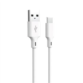 Forever kierrätyskaapeli USB-A - USB-C 1,5m 3A KR60-AC-00 valkoinen