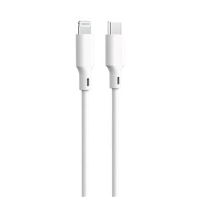 „Forever Recycling“ laidas USB-C - „Lightning“ 1,5 m 3A KR12-CL-00 baltas