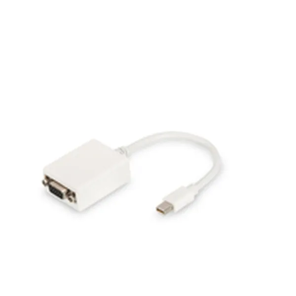 DisplayPort – VGA adapteris Digitus by Assmann DB-340407-001-W Balta Juoda 15 cm