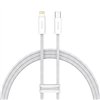 Cable Baseus Dynamic from Type-C to Lightning 20W 1.0m white CALD000002