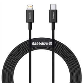 Baseus cabel Superior PD USB-C - Lightning 2,0m black 20W