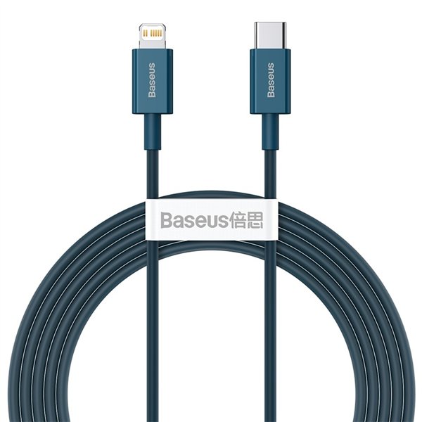 Baseus cabel Superior PD USB-C - Lightning 2,0m blue 20W