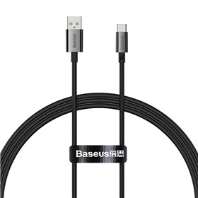 Baseus cable Superior USB - USB-C 1,0m cluster black 100W