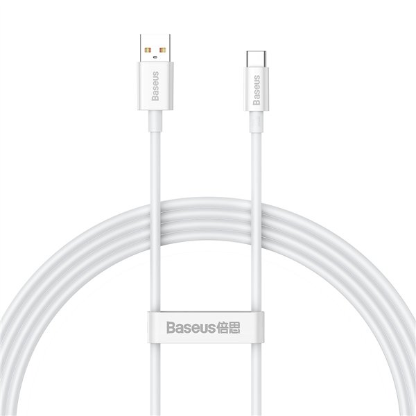 Baseus cable Superior USB - USB-C 1,5m moon white 100W