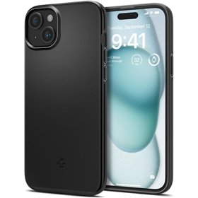 Spigen Thin Fit maciņš iPhone 15 6,1" melns