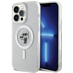 Karl Lagerfeld case for iPhone 15 Pro Max 6,7&quot KLHMP15XHGKCNOT transparent HC Magsafe IML KC Glitter